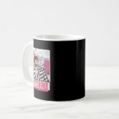America Back Daddy's Zuhause Funny Pink Donald Tru Kaffeetasse (Vorderseite Links)