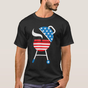 America Barbeque 4. Juli USA Flag Merica Vater G T-Shirt