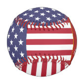 America Best Vater, patriotische USA, amerikanisch Baseball (Rückseite)