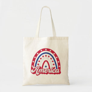America Boho Rainbow 4 vom Juli 1776 Tragetasche