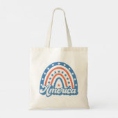 America Boho Retro Tragetasche (Rückseite)