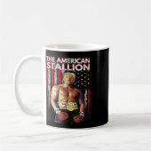 America Boxer Trump Rocky Trump Meme Trump 2024 , Kaffeetasse (Links)