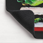 America Burger (Schwarze Malerei Nr. 5) Mousepad (Ecke)