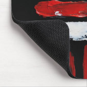 America Burger (Schwarze Malerei Nr. 7) Mousepad (Ecke)