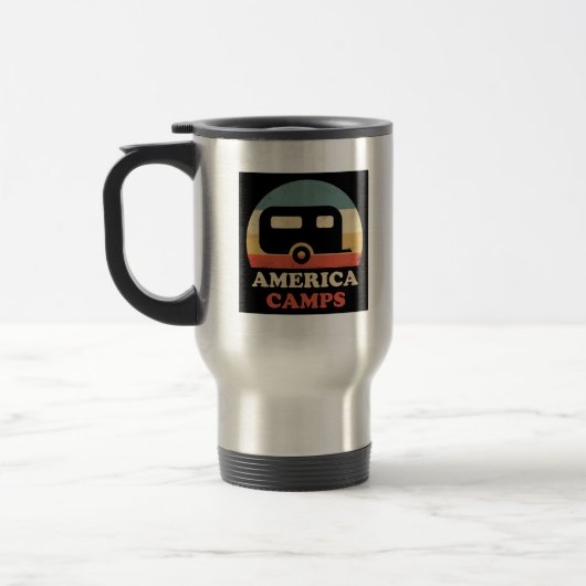 America Camps Classic Camping Reisebecher (Links)