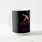 America Celebrating Freedom Since 1776 Kaffeetasse (Vorderseite Links)