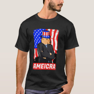America Cheems Shiba Dog Dank Meme Funny 4. Juli T-Shirt