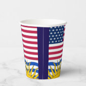 AMERICA COLUMBIA PAPPBECHER (Rechts)