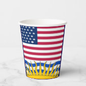 AMERICA COLUMBIA PAPPBECHER (Vorderseite)