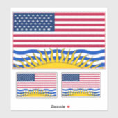 AMERICA COLUMBIA STICKER (Blatt)