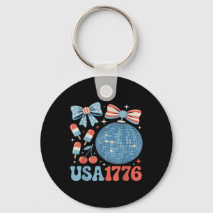 America Coquette Usa 4. Juli Gedenktag Wome Schlüsselanhänger