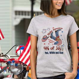 America Cowboy Wieder 4. Juli T - Shirt