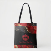 America Crown Ink Marble Tote Bag Tasche (Vorderseite)