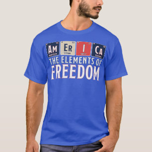 America Die Elemente der Freiheit Periodensystem 4 T-Shirt