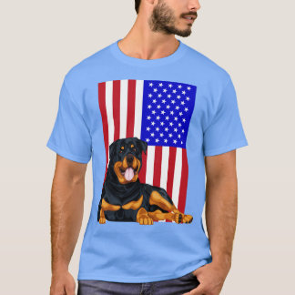 America Dog Breed Gift Rottweiler T-Shirt