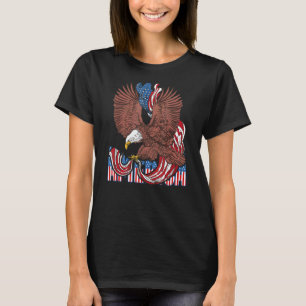 America Eagle Fly Hight 4. Juli Patriotic Amer T-Shirt
