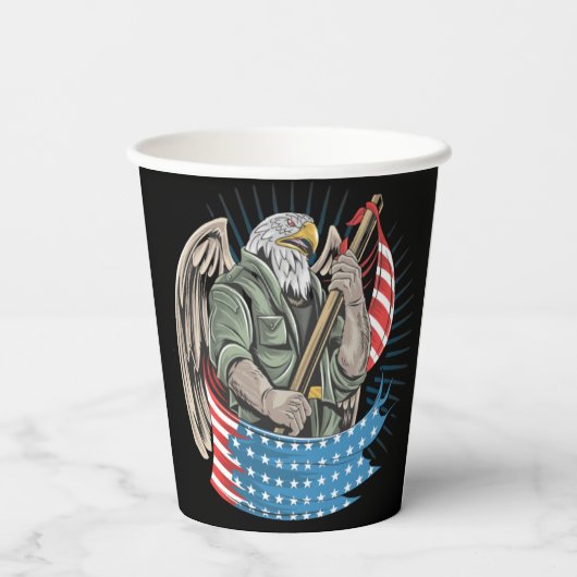 America Eagle Pappbecher (Rückseite)