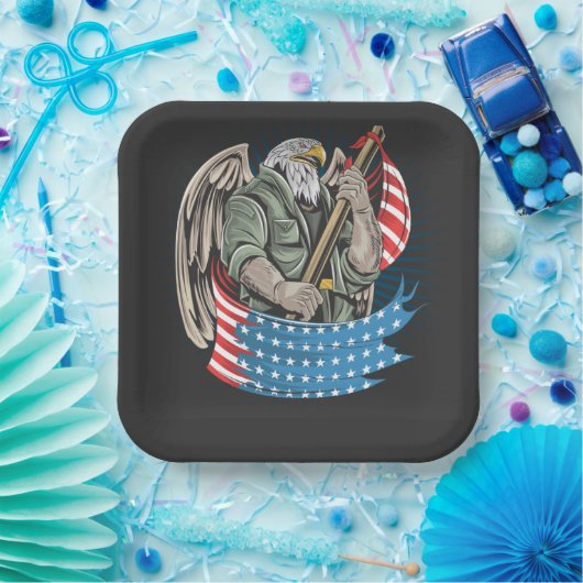 America Eagle Pappteller (Party)