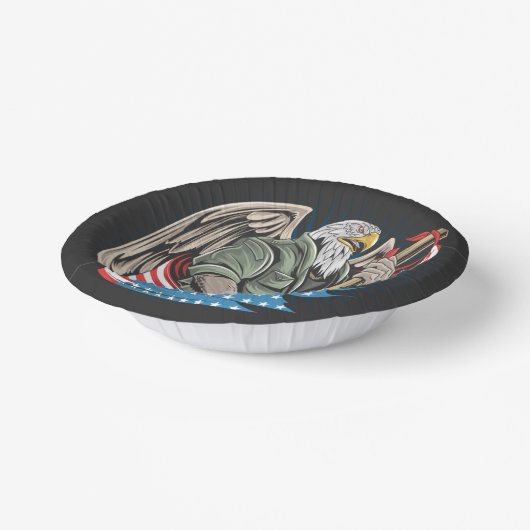 America Eagle Pappteller (Gewinkelt)