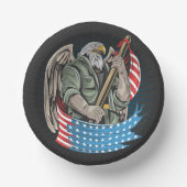 America Eagle Pappteller (Vorderseite)