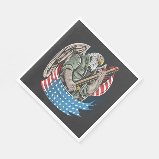 America Eagle Serviette (Ecke)