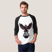 AMERICA Eagle T-Shirt – Bold Patriotic Style (Vorne ganz)