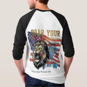 AMERICA Eagle T-Shirt – Bold Patriotic Style (Rückseite)