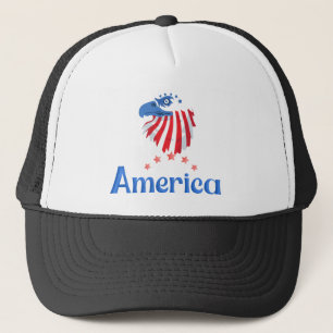 America Eagle Trucker Hut Patriotische Mütze