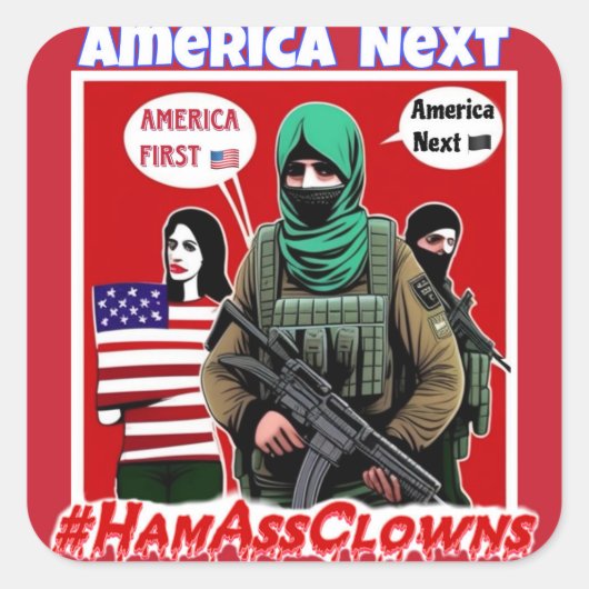 America First/America Next Stickers (Vorderseite)