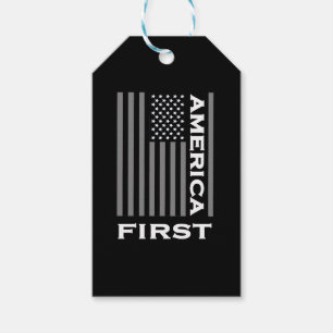 America First American Flag Liebe USA Trump Geschenkanhänger