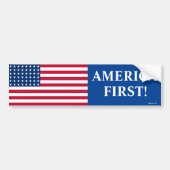 America First Autoaufkleber (Vorne)
