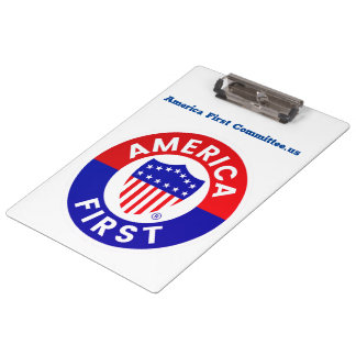 America First Committee Clip Board Klemmbrett