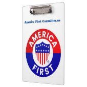 America First Committee Clip Board Klemmbrett (Links)
