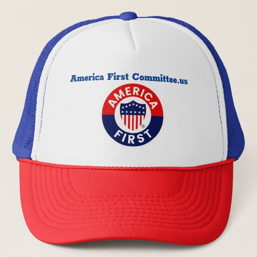 America First Committee Hat Truckerkappe (Vorderseite)
