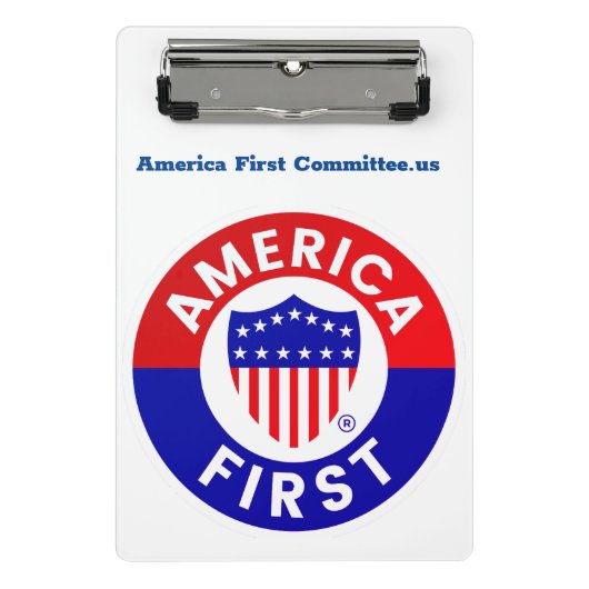 America First Committee Mini Clipboard Klemmbrett (Vorderseite)