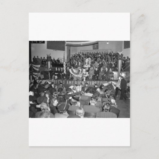 America First Committee Postkarte (Vorderseite)