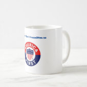 America First Committee Small Coffee Tasse (VorderseiteRechts)