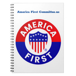 America First Committee Spiral Foto Notebook Notizblock