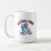 AMERICA FIRST - Est. 1776 Kaffeetasse (Links)