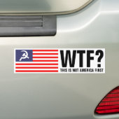 America First Hammer & Sickle Flag politisch Autoaufkleber (Auf Auto)