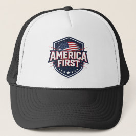 America First - Hat Truckerkappe