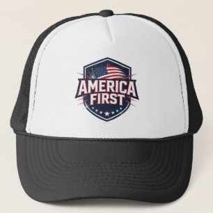 America First - Hut Truckerkappe