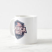 America First - Mug Kaffeetasse (Vorderseite Links)