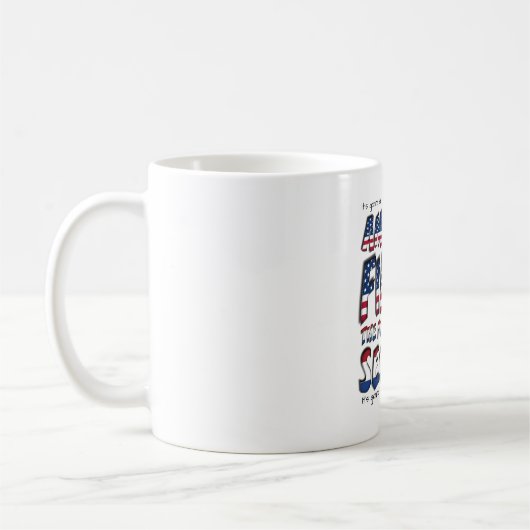 America First Netherlands Second Typografy Kaffeetasse (Links)