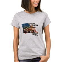 America First Patriotic Vintag Flag