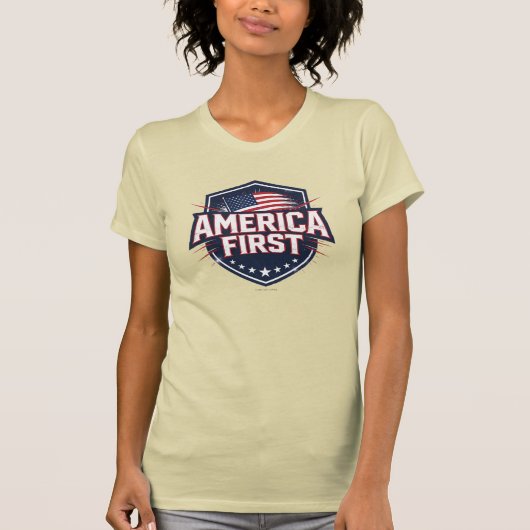 America First - T-Shirt (Vorderseite)