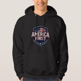 America First - T-Shirt Hoodie