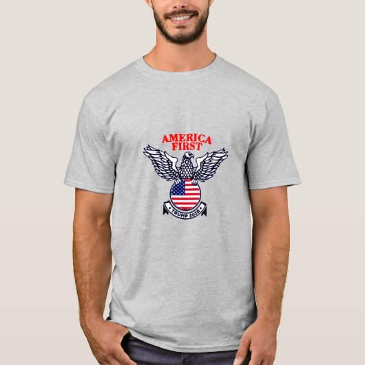 America First Trump 2020 T-Shirt (Vorderseite)