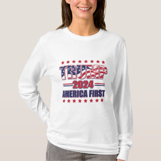 America First Trump 2024 T-Shirt