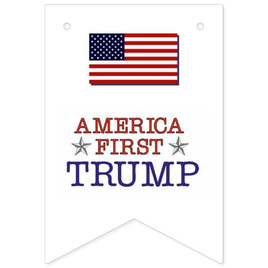 America First Trump Banner Flags (Zweite Fahne)